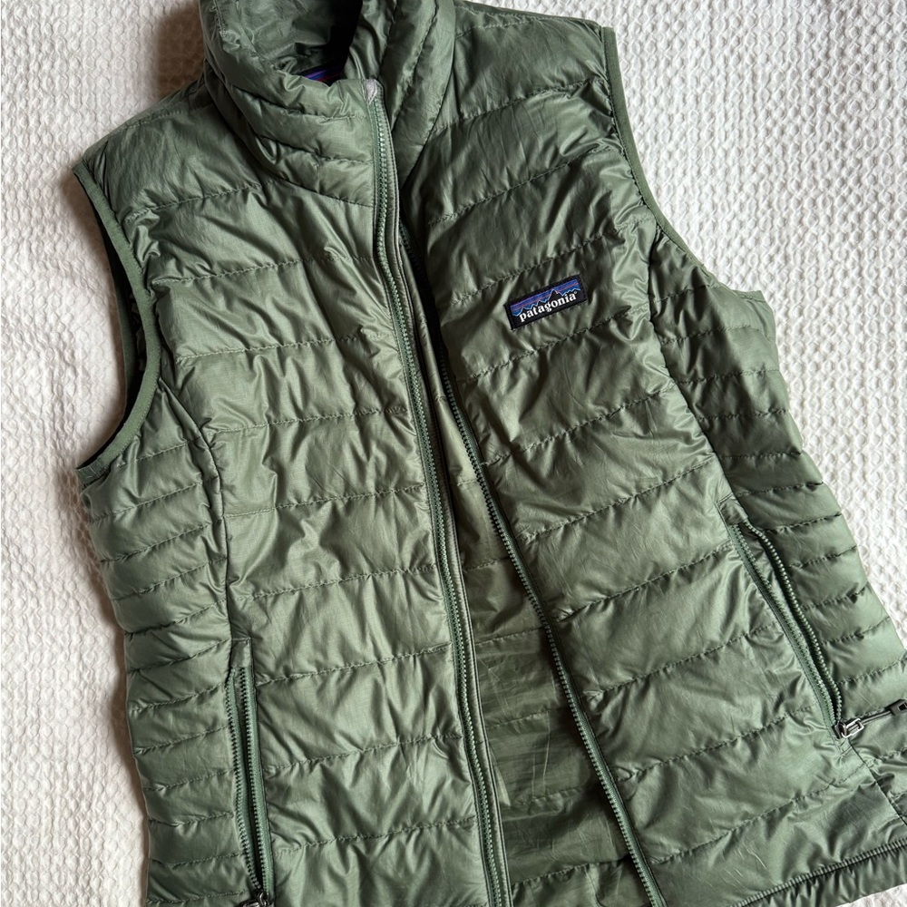 Patagonia Olive Quilted Jacket